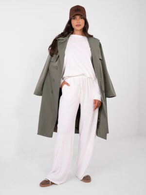 Alternative view of Veliūrinio audinio laisvalaikio komplektas "RUBBY" pieno balta