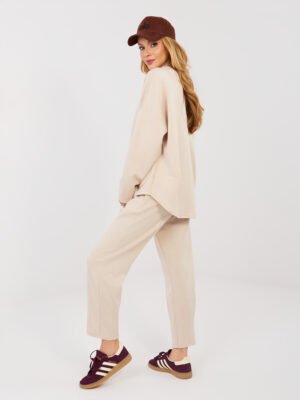 Alternative view of Laisvalaikio komplektas su minimalistinėmis etiketėmis "ANTERO" smėlio