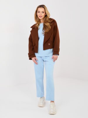 Laisvalaikio komplektas su minimalistinėmis etiketėmis "ANTERO" šviesi mėlyna