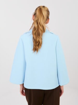 Alternative view of Casual stiliaus trumpas  paltukas “ELVAN ” šviesi mėlyna