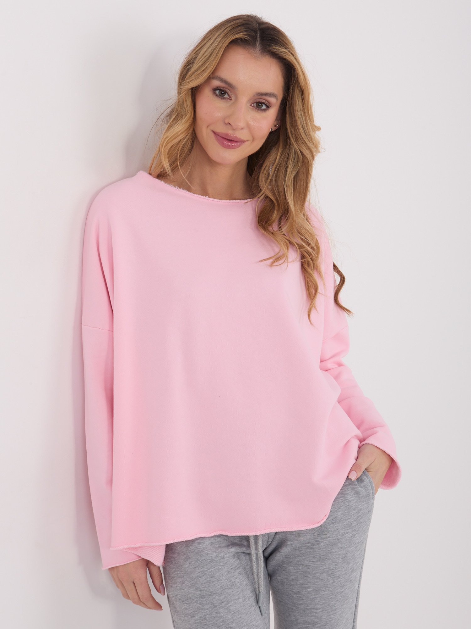 Laisvo silueto „casual“ stiliaus palaidinė "ANTONIA" šviesi rožinė - Image 4