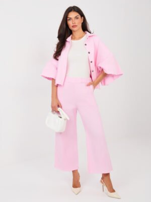 Alternative view of Madingi trumpinti „culotte“ tipo džinsai "ANDISS"  šviesi rožinė