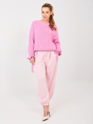 Jogger stiliaus laisvalaikio  kelnės  "VALENTINO" šviesi rožinė