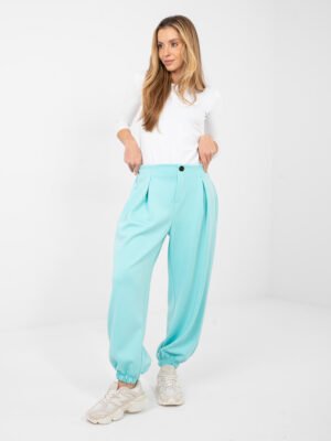Modernios jogger stiliaus kelnės "KALLEN" mėtinė