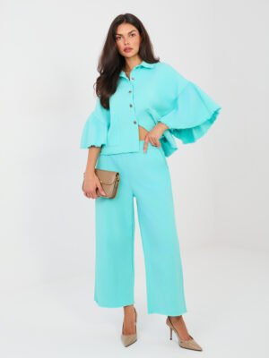 Madingi trumpinti „culotte“ tipo džinsai "ANDISS"  turkio