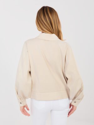 Alternative view of Modernūs marškiniai marškiniai-švarkelis "RIVELLA" smėlio