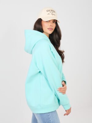 Alternative view of Šiltas dzemperis su kengūros kišene ir užrašu “PROSECCO” mėtinė