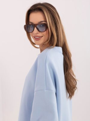 Alternative view of Oversize stiliaus džemperis su mini aplikacija "FRANCIS" šviesi smėlio