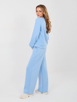 Alternative view of Džemperio ir laisvai krentančių kelnių komplektas "LOLA" šviesi mėlyna