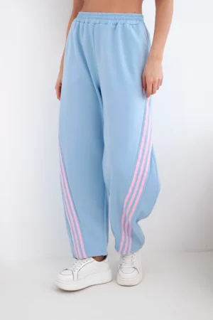 Sviestines kelnes su juostom 7819 melyna