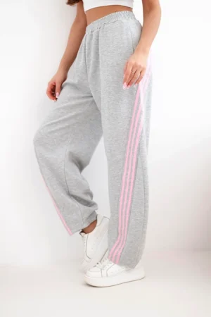 Sviestines kelnes su juostom 7819 pilka