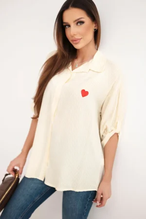 Dryzuoti marskiniai LOVELY geltona