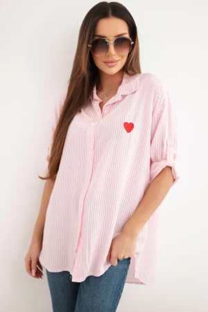 Dryzuoti marskiniai LOVELY rozine