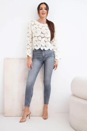 Azurinis megztinis ZS48035 beige