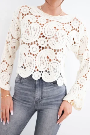 Azurinis megztinis ZS48035 beige