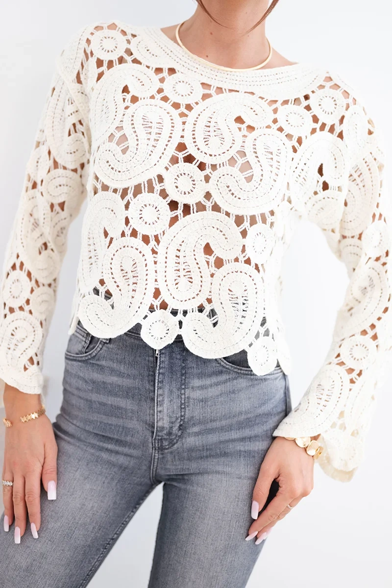 Azurinis megztinis ZS48035 beige